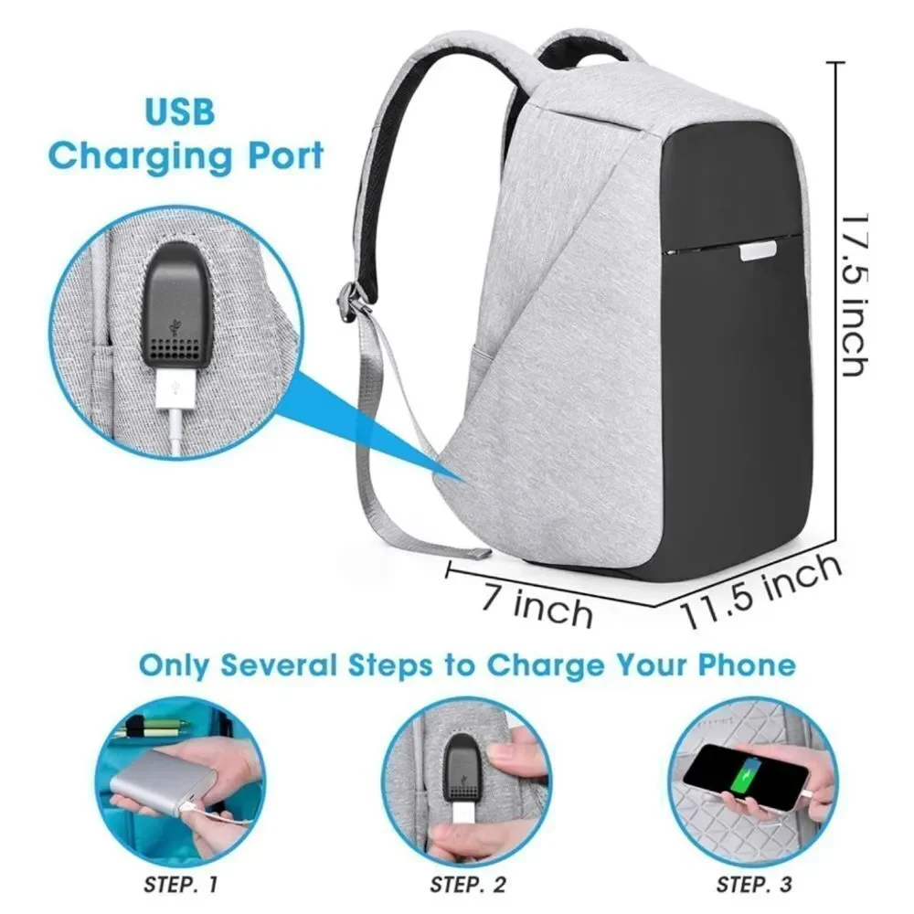 OSCAURT Anti-Theft Travel Business Backpack